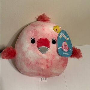 Squishmallows Pink and Red Bird Plush